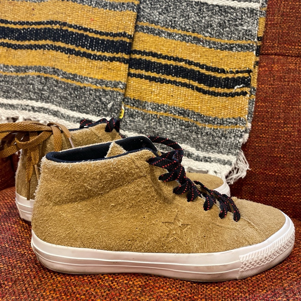 Converse CONS One Star Pro Mid Suede/Leather Shoes Women’s 8/ Men’s 6